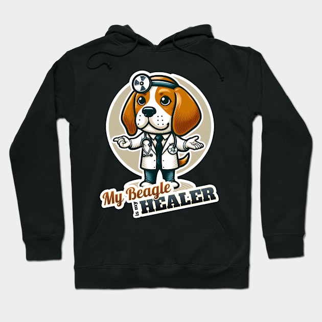 Beagle doctor Hoodie by k9-tee